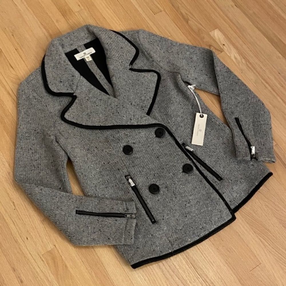 Dakota Collective By BB Dakota Grey Knitted Blazer
